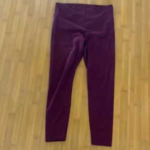 Leggings High Rise Pointelle 7/8 Length